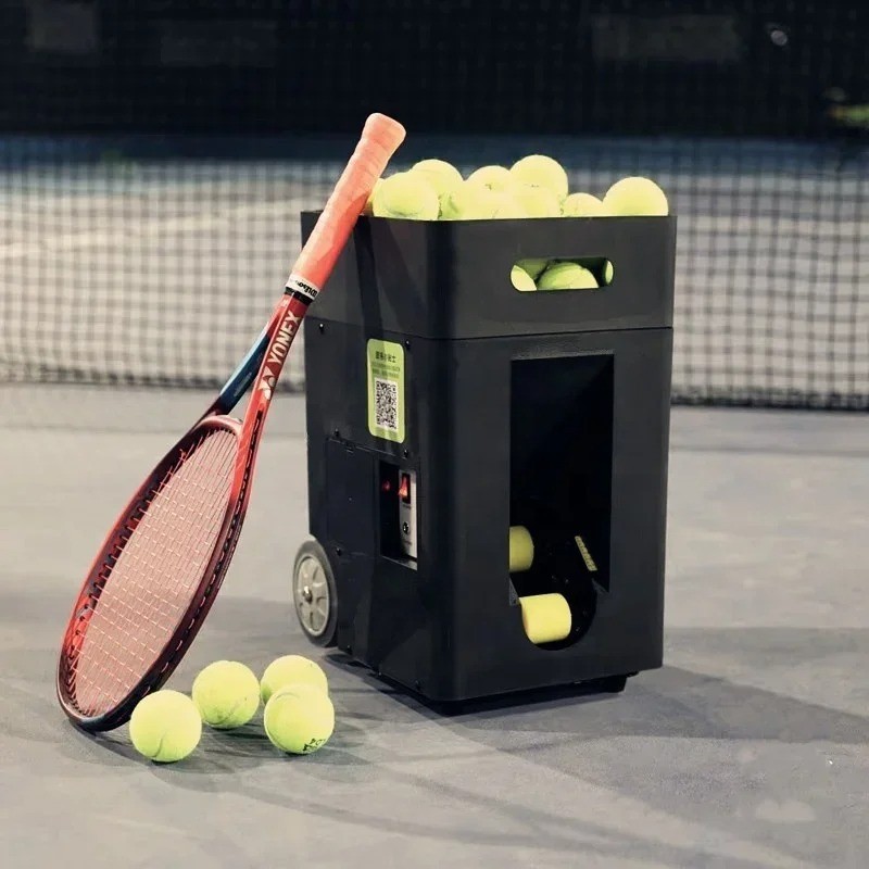 JT02 Mobile Version Beginner Tennis Automatic Ball Feeder Training Machine
