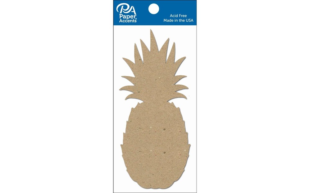 Chip Shape 8pc Pineapple Natural