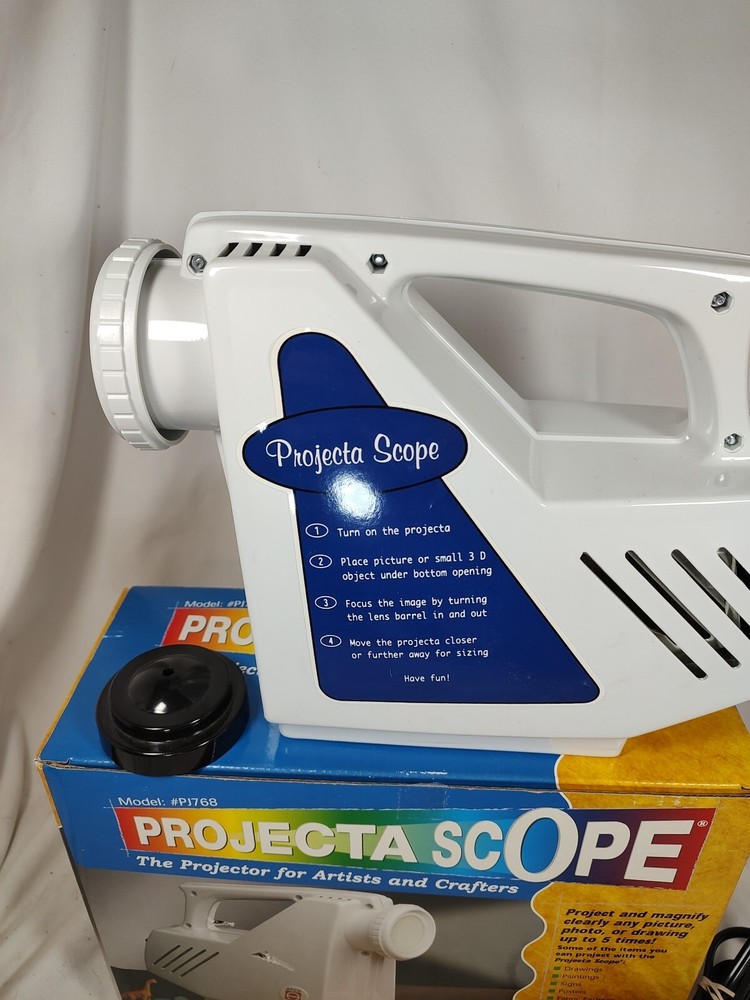 Projector Projecta Scope Model #PJ768 EUC Light Box Art Drawing Tracing