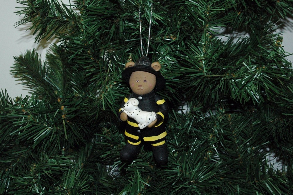 Fireman, Fire Fighter Christmas Ornament