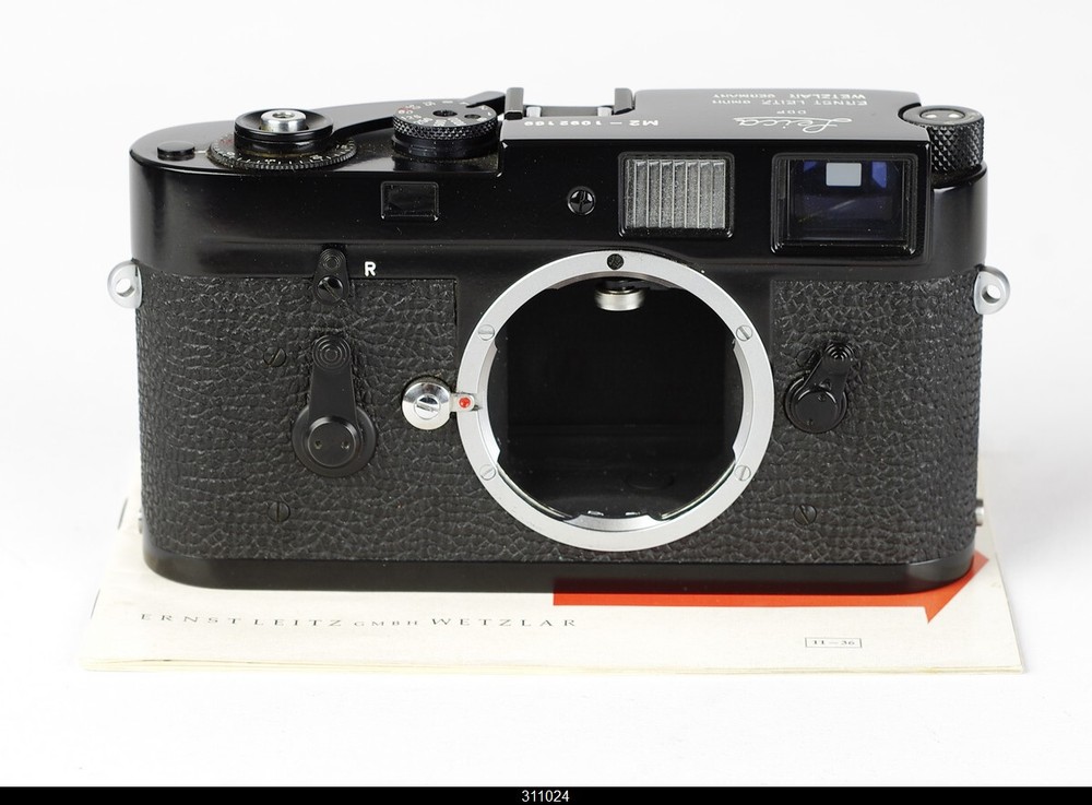 Leica M2 Black Paint Repaint Mint