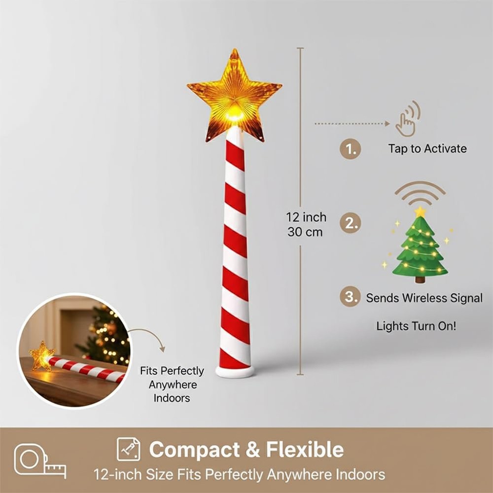 3pc Magic Wand Christmas Light Controller - NEW Wondershop Target Exclusive