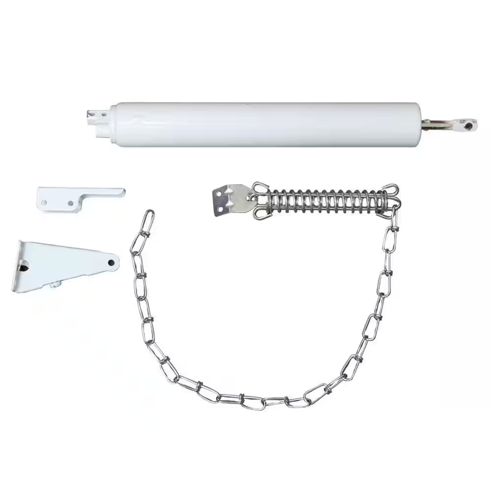White Heavy Duty Door Closer and Windchain