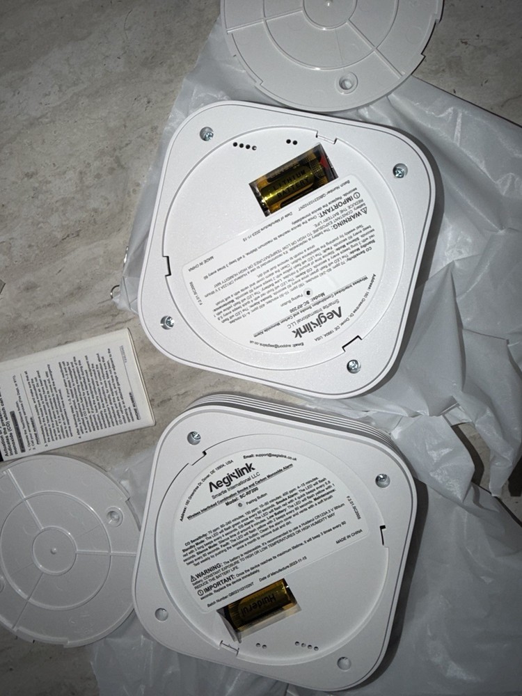 AEGISLINK Combination Smoke & Carbon Monoxide Alarm SC200 2pack