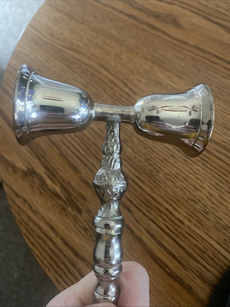 Vintage Silver Plated Double- Ended Candle Snuffer