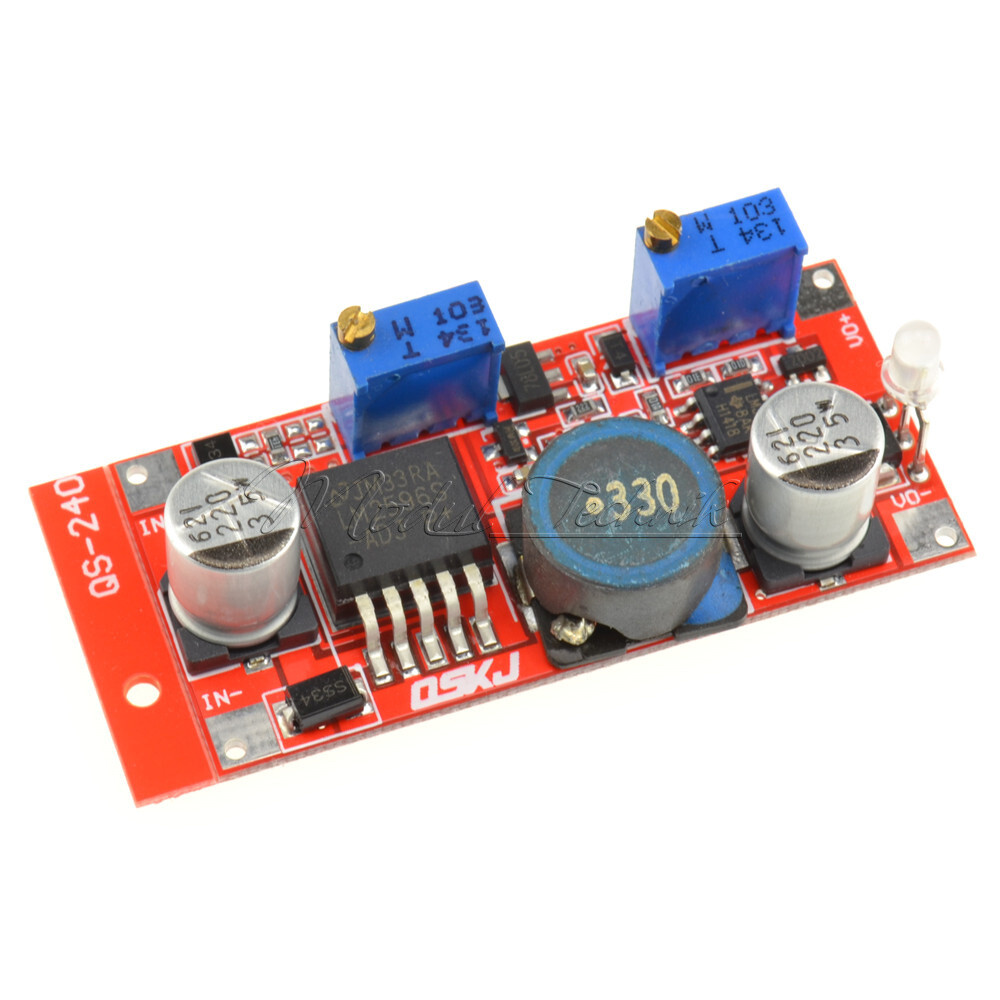 DC-DC LM2596 Step-down Adjustable CC/CV Power Supply Module Converter LED driver