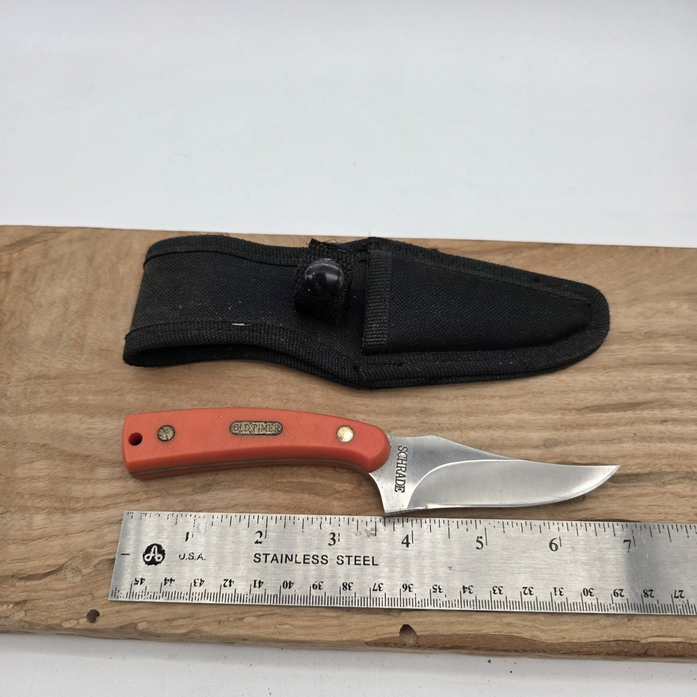 SCHRADE 1520TO OLD TIMER Knife W/ Sheath
