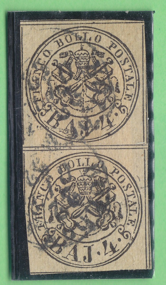 DD523-PONTIFICAL STATE-4 Light Yellow Baj Vertical Pair