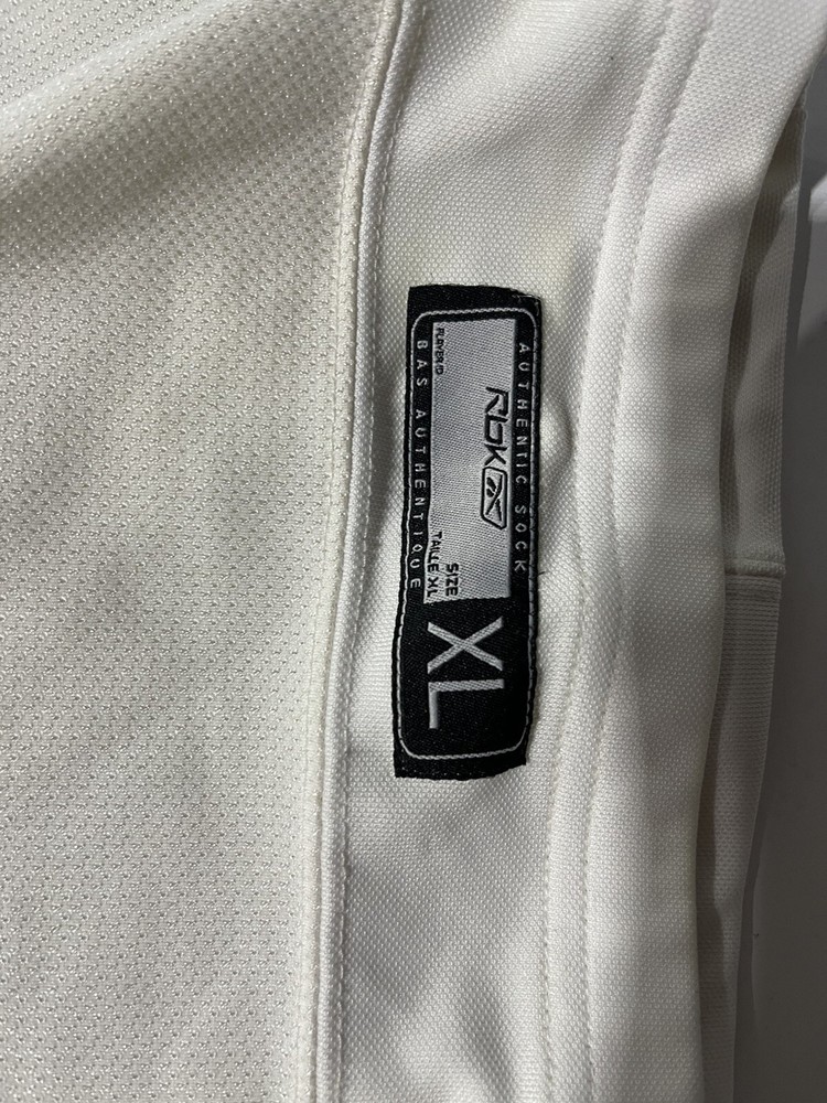 Reebok Extra Large Hockey Sock White