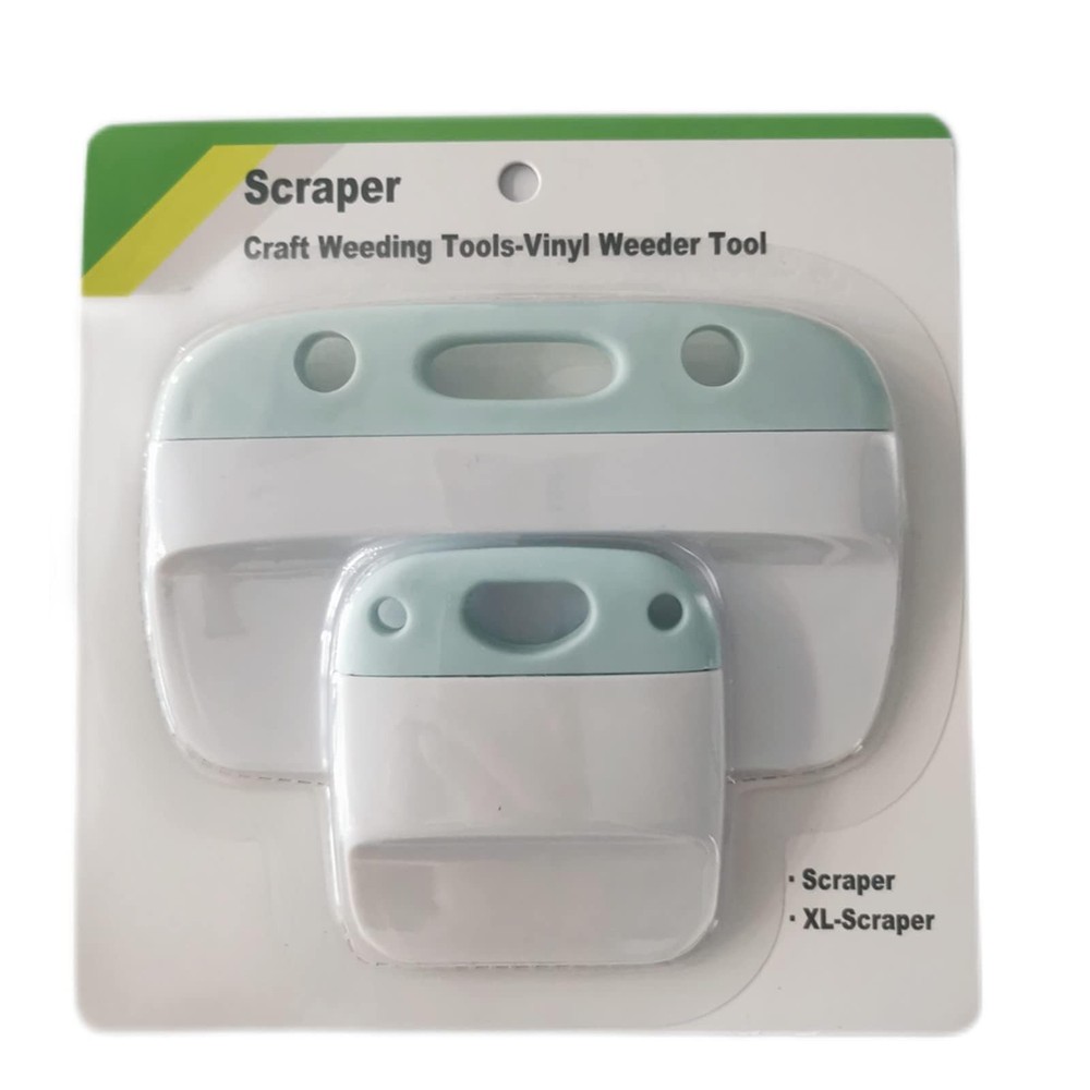 2PC Scraper,XL Scraper,Craft Weeding Tools-Vinyl Weeder Basic Tool,Mint 2Mint