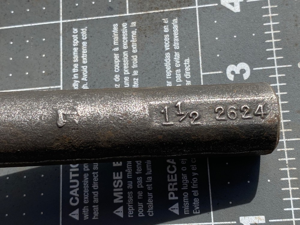 1-1/2" Striking/Slogging Wrench, 12 pt,Box-end (? #2624)