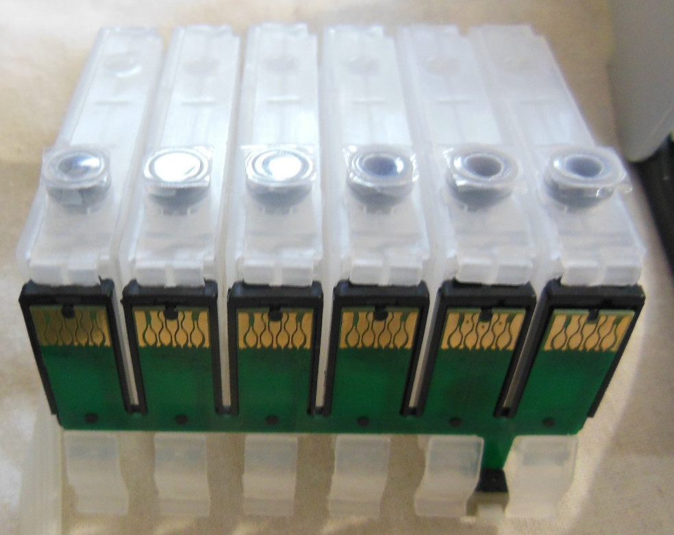 Epson Artisan 1430 printer Ink system CISS. Empty