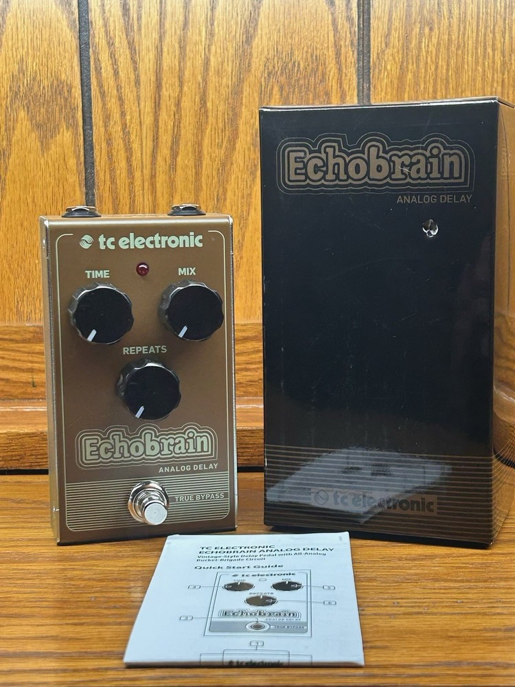 TC Electronics Echo Brain Analog Delay True Bypass Effects Pedal Electric