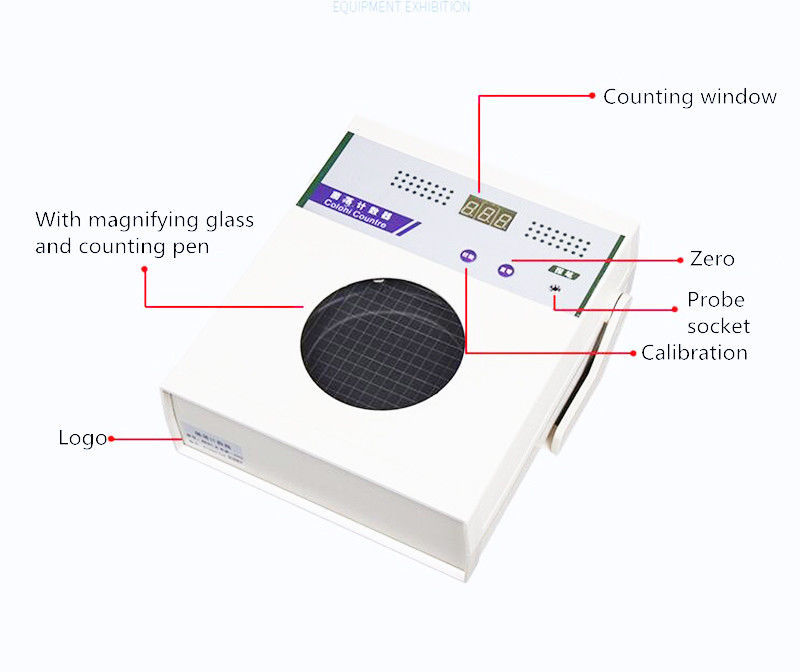 Digital Display Colony Counter Bacterial Tester Bacterial Testing Device XK97-A