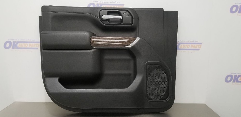 20 GMC SIERRA 1500 ELEVATION DOOR PANEL FRONT LEFT DRIVER BLACK CLOTH