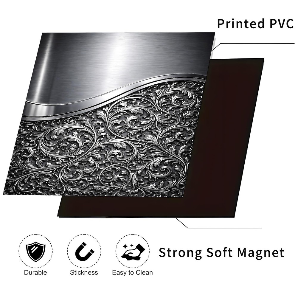 Metal Embossed Cloud Pattern Magnetic Dishwasher Sticker, Creative Kitchen De...