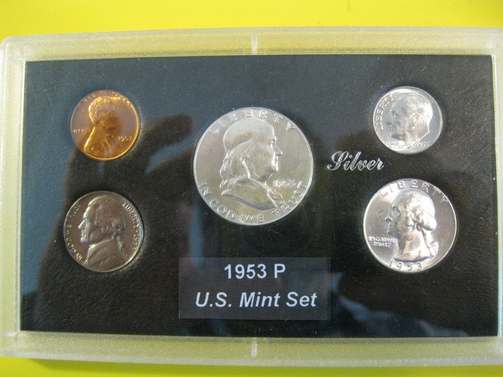 1953 P US Silver Mint Set Brilliant Uncirculated!