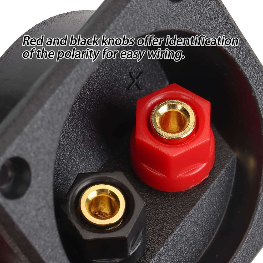 Subwoofer Square Speaker Box Sub Push Spring Terminal Clip Connector