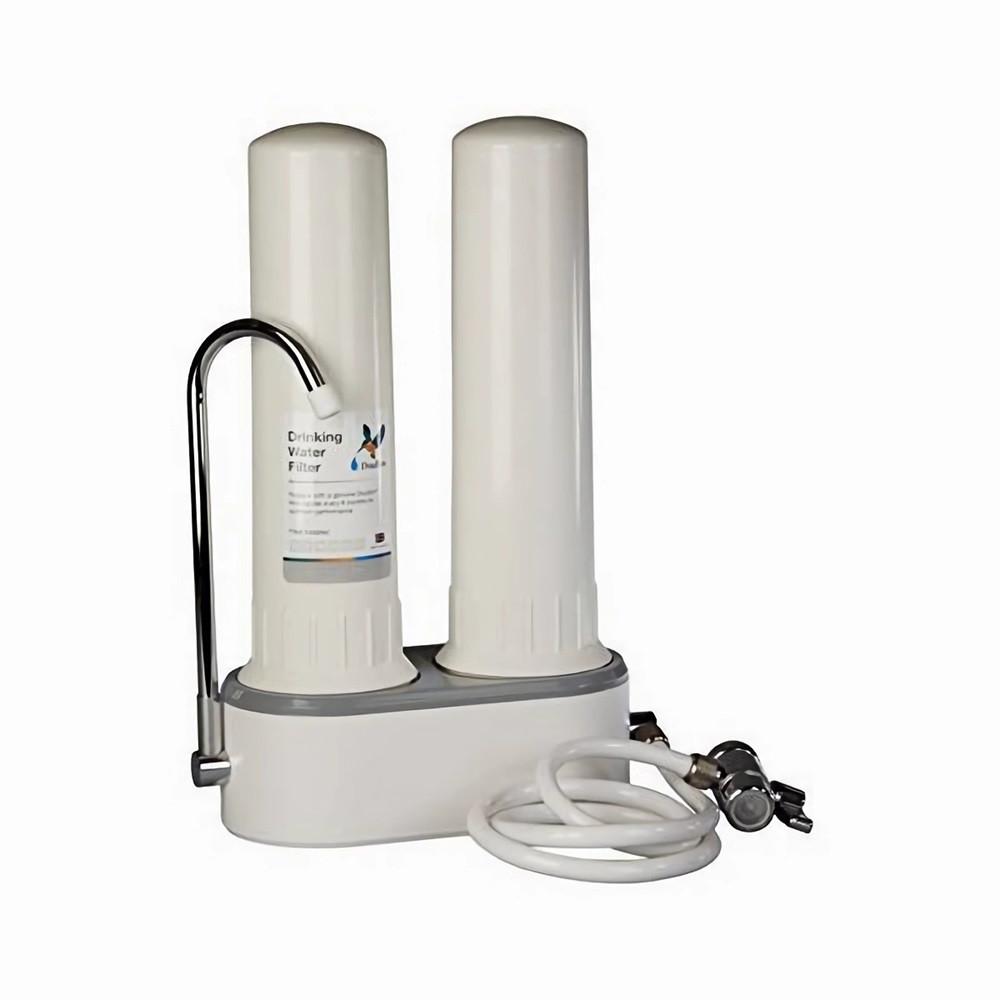 Doulton Countertop Water Filter System, W9380005 Tap Fit HCG Duo, Ceramic Filter