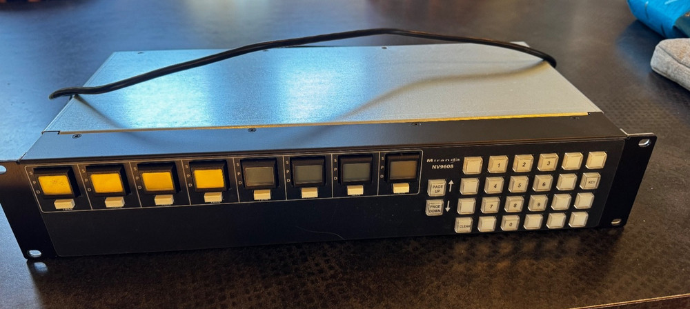 Miranda NV9608 Router Control Panel