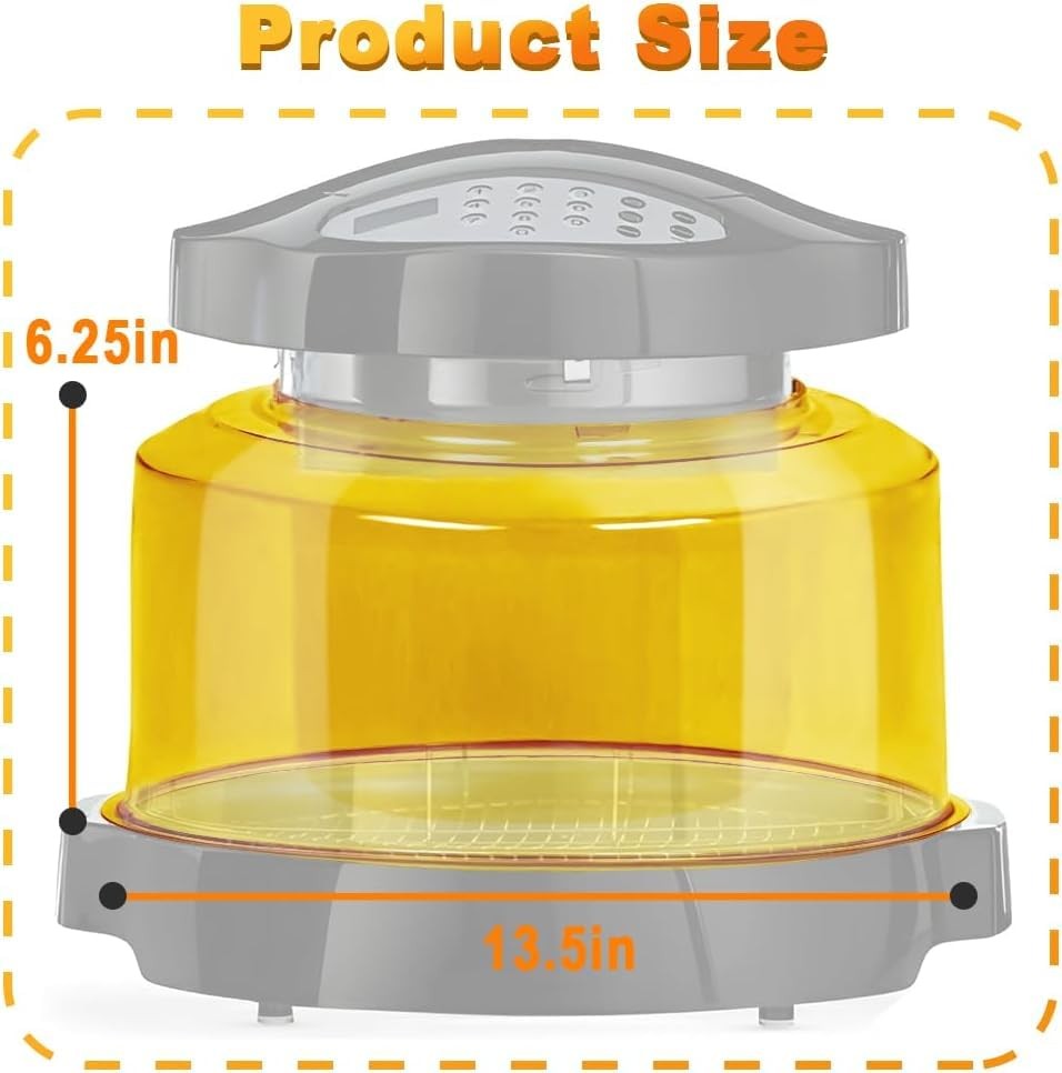 Replacement Power Dome for Nuwave Oven, Advanced Plastic Hood Cover for Nuwave