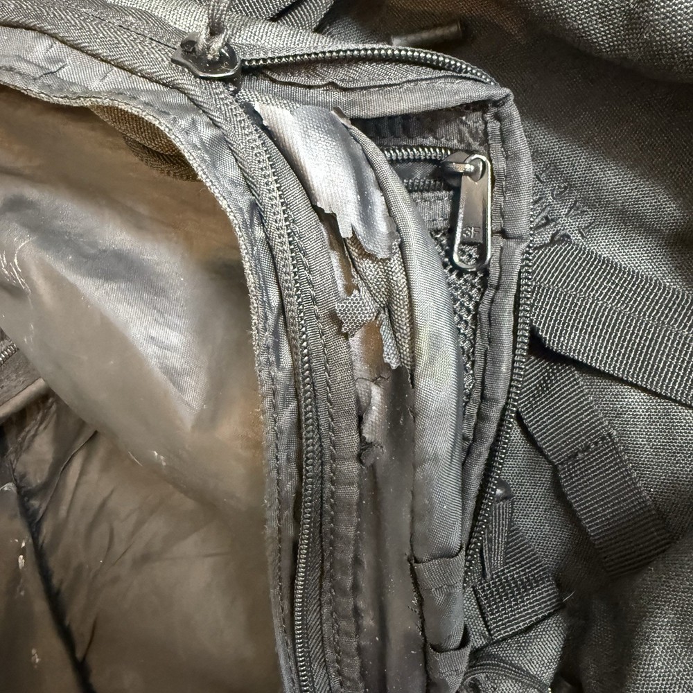 Samurai Tactical Black Backpack MOLLE System Military Style Utility Pack