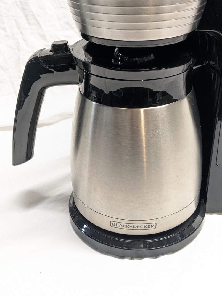 BLACK+DECKER CM2045B 12Cup Thermal Programmable Coffee Pot, Lid, Filter, Lid EUC