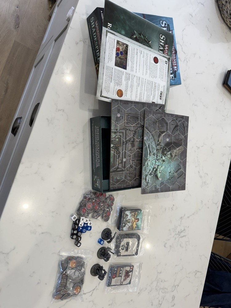 Warhammer Underworlds Shadespire Core Box Set Games Workshop not Complete 3 figs