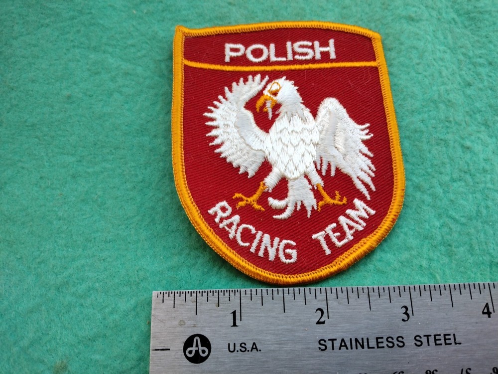 Vintage Polish Racing Team Shoulder Patch