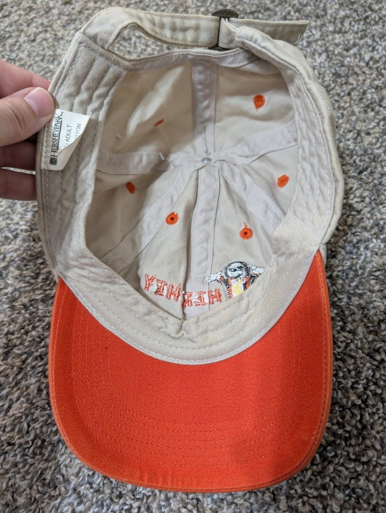 Hershey Park Reeses Peanut Butter Cup Mascot Adjustable Hat Official...