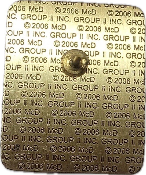 McDonalds Red White Blue M Crew Lapel Pin