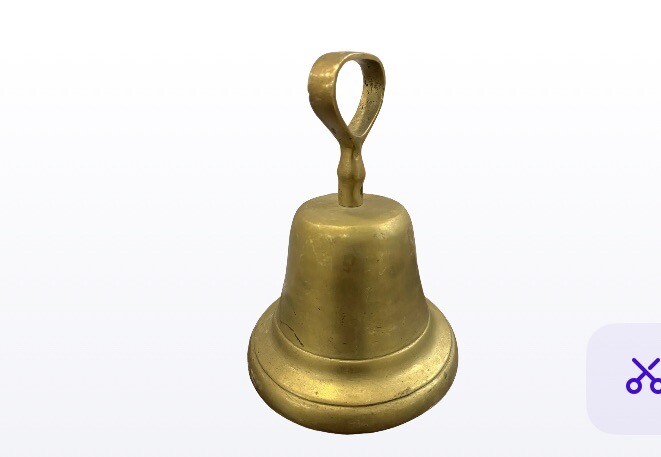 Antique Brass Bell 7.5”