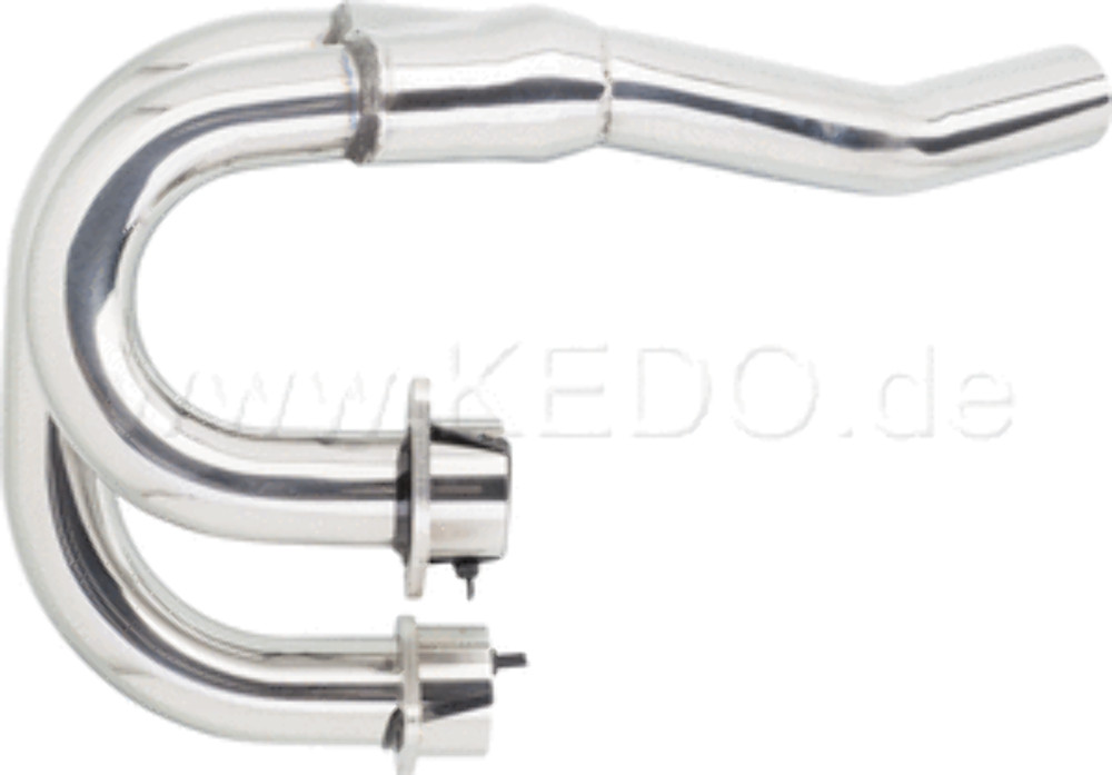 Header Pipe XT550 82-83 2-1 Stainless Steel Polished