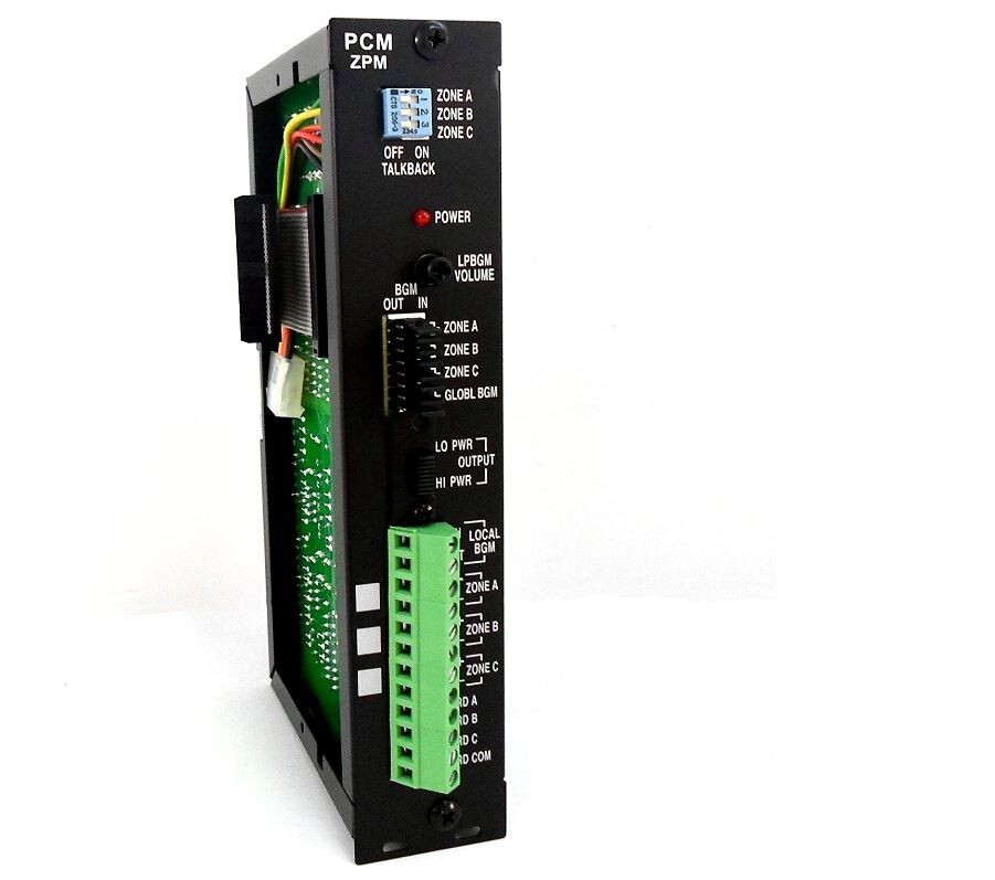 Bogen PCMZPM - Three-Zone Paging Module for the PCM2000 3 Zone Module