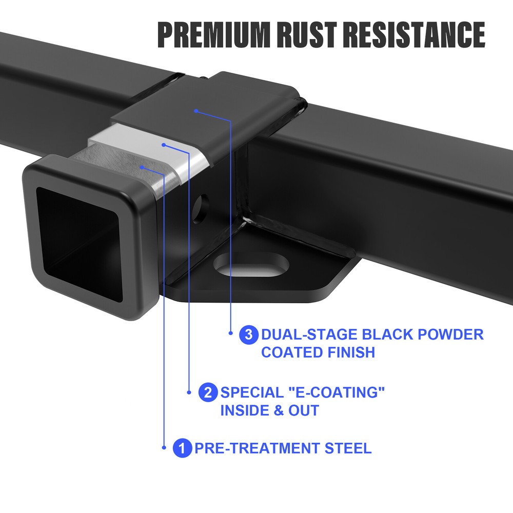 Towing Hitch Receiver Class 3 for Cadillac SRX 2010-2016