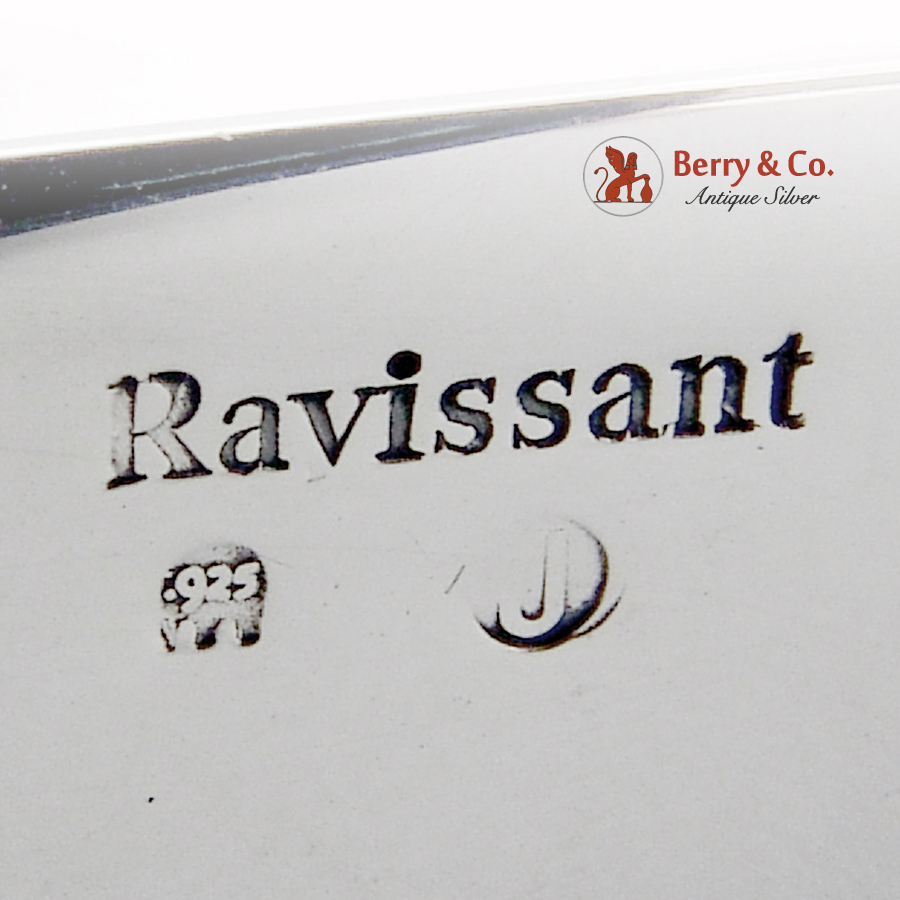 Ravissant Half Circle Serving Bowl Sterling Silver Enamel 2000 India