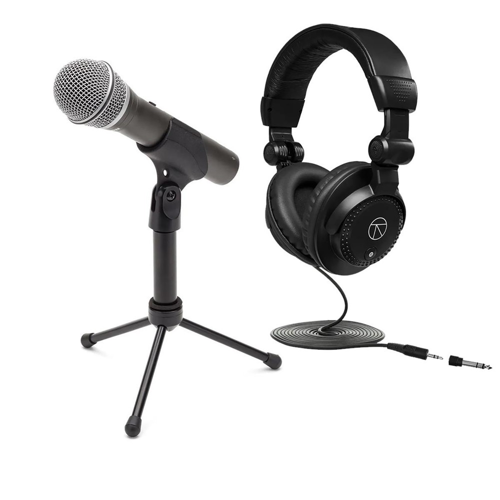Samson Q2U Recording and Podcasting Pack with USB/XLR Dynamic Microphone, Bundle