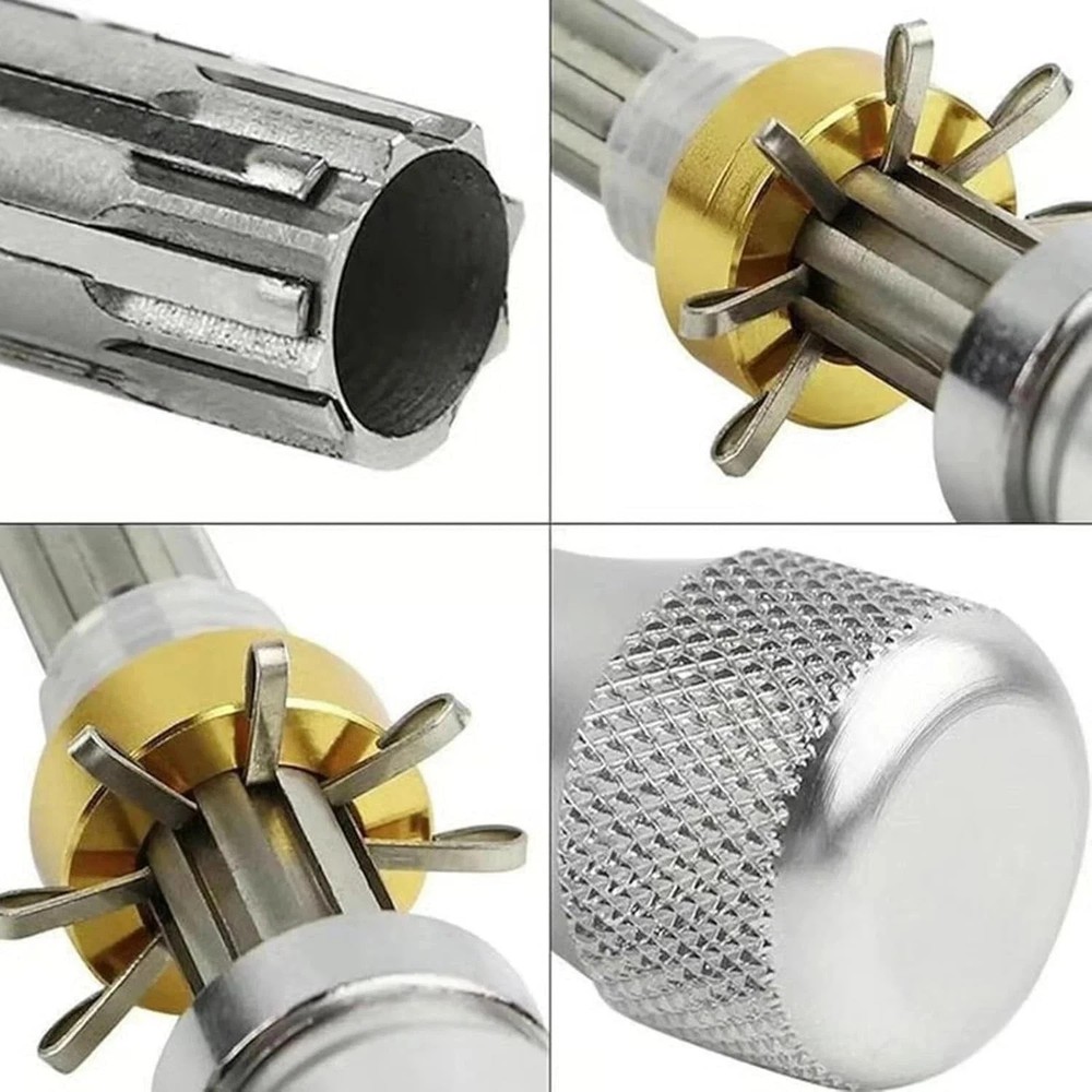 3Pcs 7 Pin Advanced Tubular Lock Tool Set For Padlock Hook Tool Seal Pick Puller