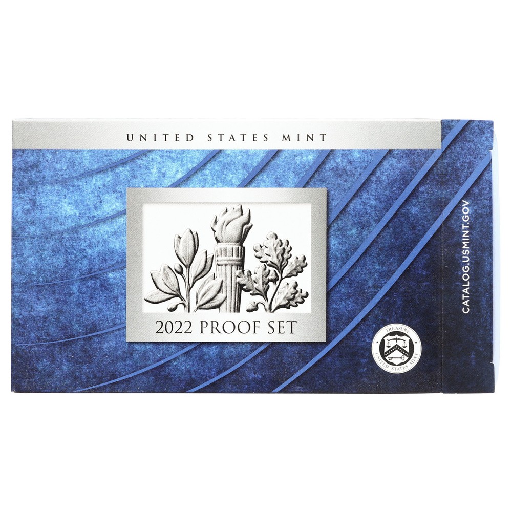 Empty Packaging Replacement Clad Proof Set Box & COA No Coins 2022