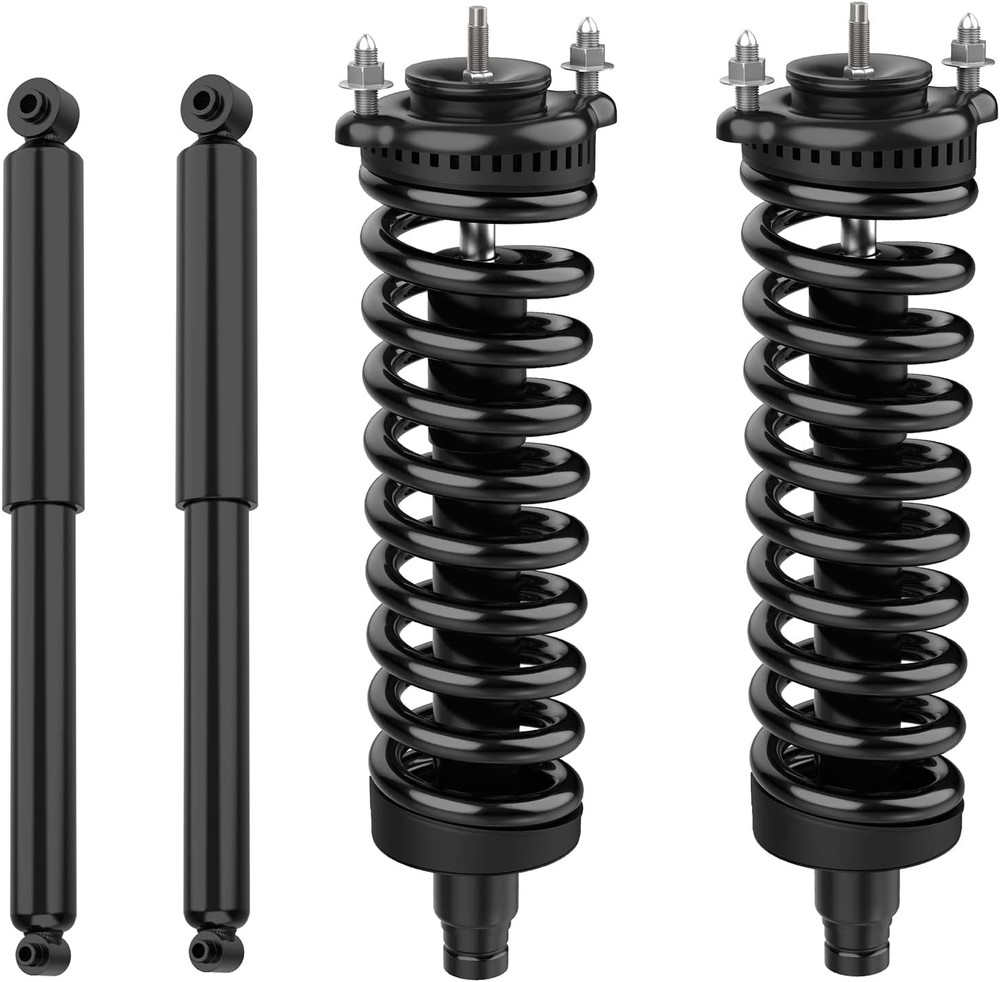 Front Struts Rear Shocks Coil Spring Kit 2002-2009 Trailblazer Envoy Ascender