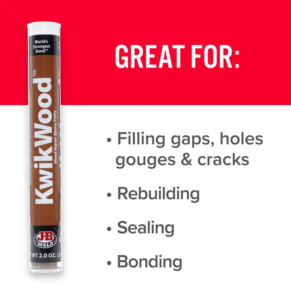 2 oz. Kwikwood Epoxy Putty Stick