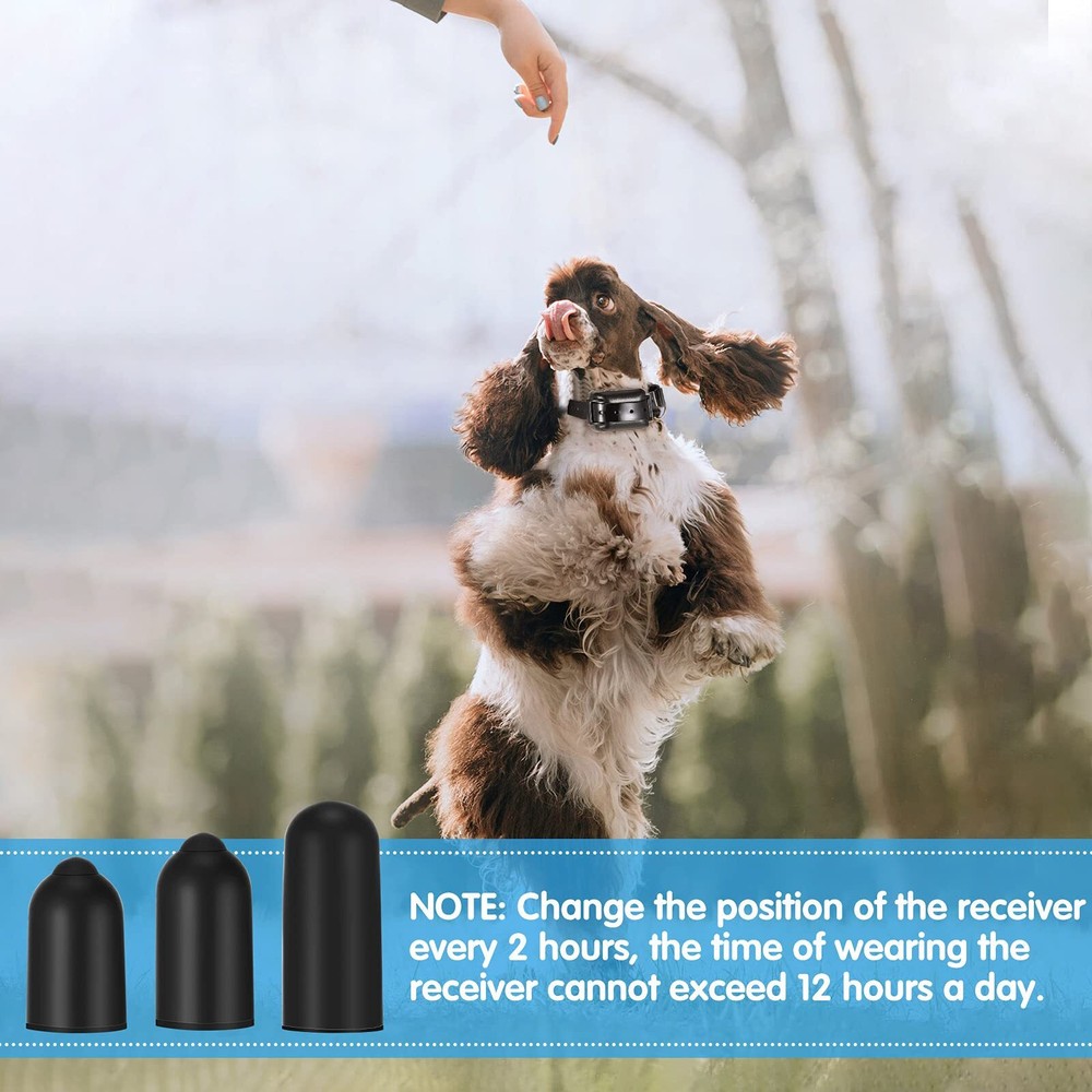 24 Pcs Dog Shock Collar Rubber Tips Training Rubber Tips Silicone Sleeves