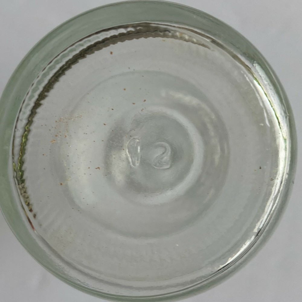 Vintage 2 oz 3.5" Tall "Hourglass" Bottle