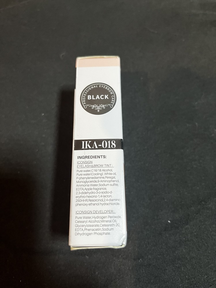 Eyelash & Eyebrow Tint Black Eyelash & Brow Tint/Developer 7ml Exp 8/25