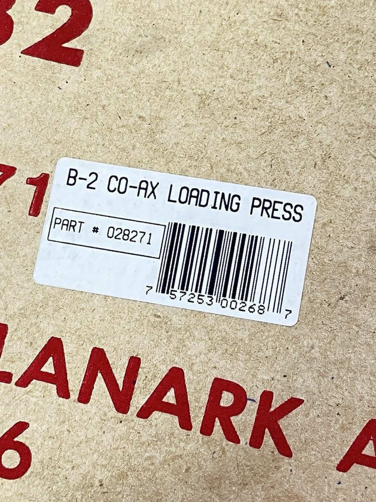 Forster Bonanza Co-Ax Loading Press Model B2 New