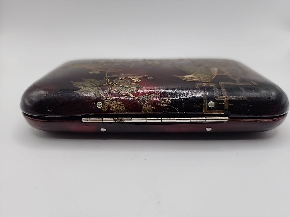 Vintage Japanese Hand Painted Cigarette Case