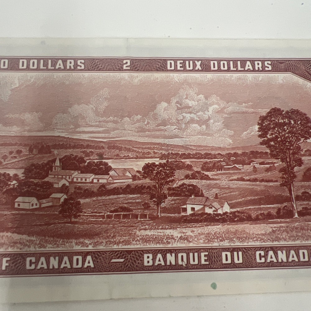 Bank Of Canada 67b Devils Face 1954 Uncirculated