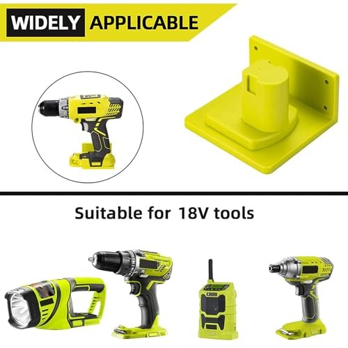 Tool Holder Compatible with 18V Power Tool Wall Mount Portable Holder 20 Pack