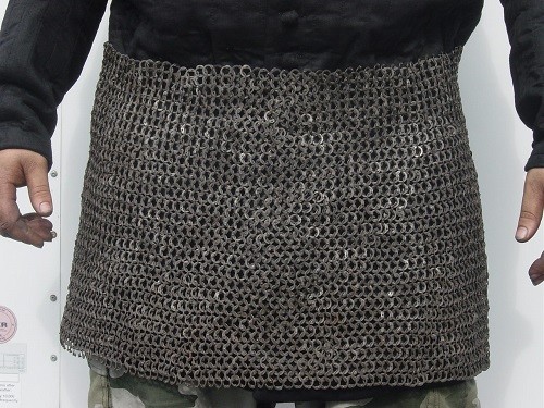 Medieval Knight Chain mail Skirt10 mm Flat Riveted With Warser
