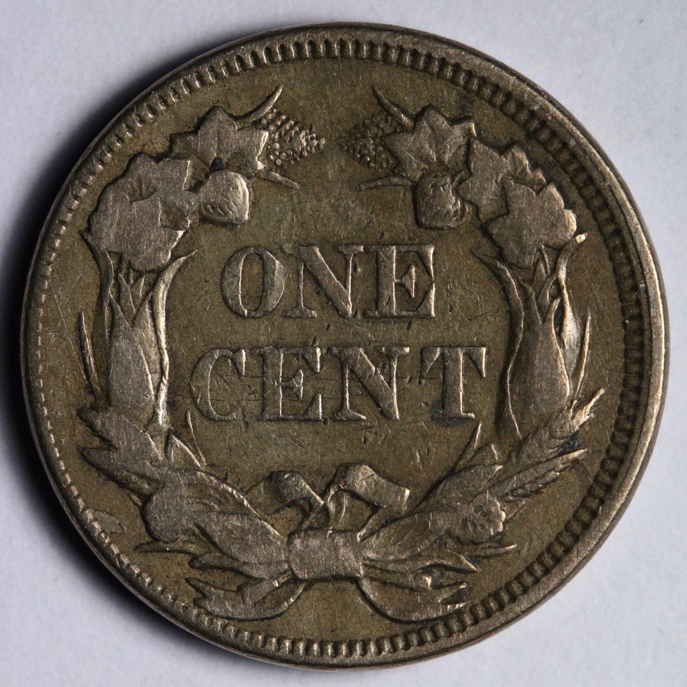 1857 Flying Eagle Cent Penny XF E111 RAHU